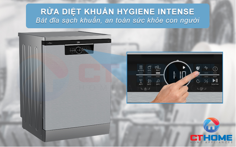 MÁY RỬA CHÉN ĐỘC LẬP BEKO BDFN26431X 14 BỘ SẤY HÉ CỬA 4