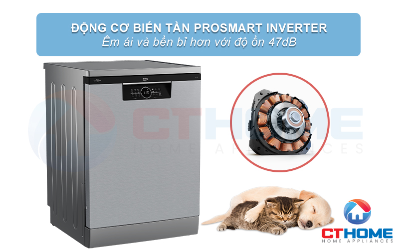 MÁY RỬA CHÉN ĐỘC LẬP BEKO BDFN26431X 14 BỘ SẤY HÉ CỬA 11