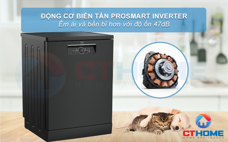 MÁY RỬA CHÉN ĐỘC LẬP BEKO BDFN26430A MÀU ĐEN 14 BỘ SẤY HÉ CỬA 11