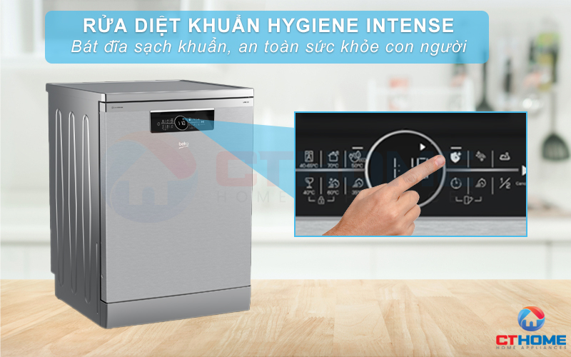 MÁY RỬA CHÉN ĐỘC LẬP BEKO BDFN36530XC 15 BỘ SẤY HÉ CỬA 4