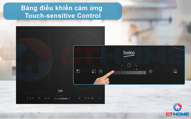 BẾP TỪ ÂM BEKO HII 64500 UFT 4 VÙNG NẤU VỚI VÙNG KẾT HỢP 7400W HII64500UFT 6