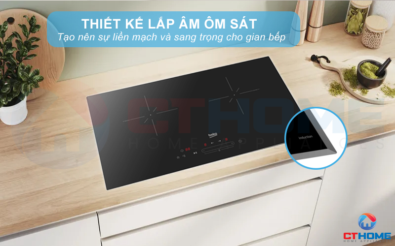 BẾP TỪ ÂM BEKO HII 72508 TBO 2 VÙNG NẤU 4600W HII72508TBO 1