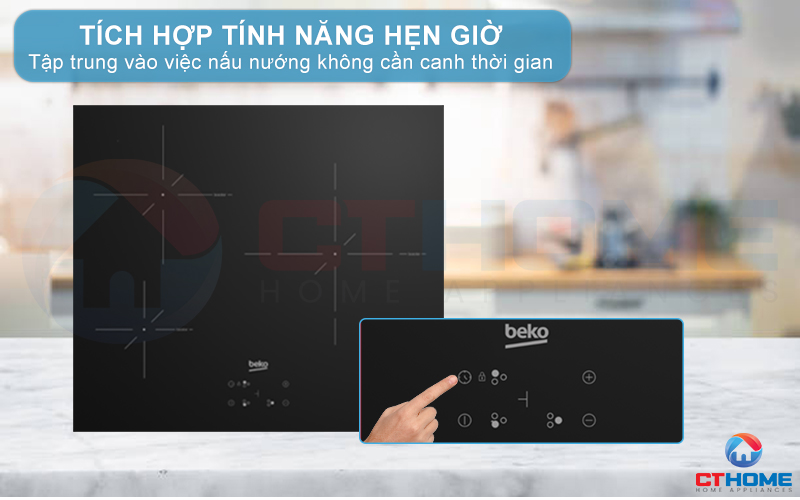 BẾP TỪ ÂM BEKO HII63402MT 3 VÙNG NẤU 7200W 7