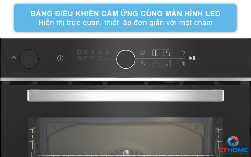 LÒ NƯỚNG TÍCH HỢP HƠI NƯỚC BEKO BBIS13400XMSE 72 LÍT NGANG 60CM 4