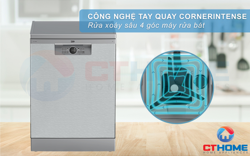 MÁY RỬA CHÉN ĐỘC LẬP BEKO BDFN36650XC 16 BỘ 11