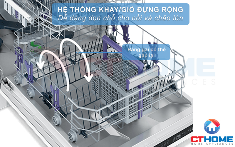 MÁY RỬA CHÉN ĐỘC LẬP BEKO BDFN36650XC 16 BỘ 14