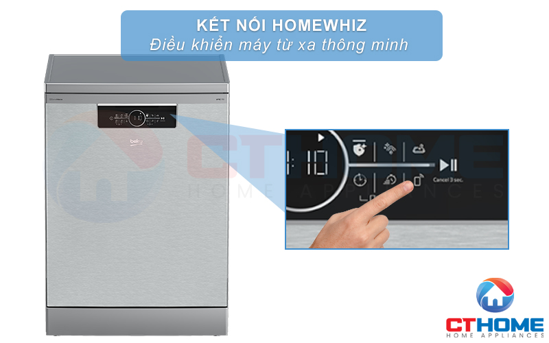 MÁY RỬA CHÉN ĐỘC LẬP BEKO BDFN36650XC 16 BỘ 4