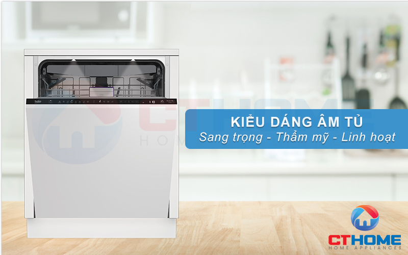 MÁY RỬA BÁT ÂM TỦ BEKO BDIN386E4AD - 16 BỘ 1