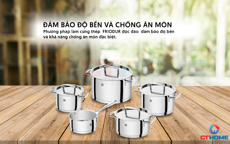 Độ bền vượt trội với phương pháp làm cứng thép Friodur