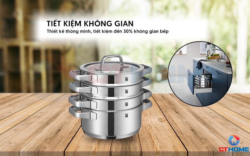 Thiết kế thông minh, tiết kiệm không gian của dòng Compact Cuisine tiết kiệm đến 30%