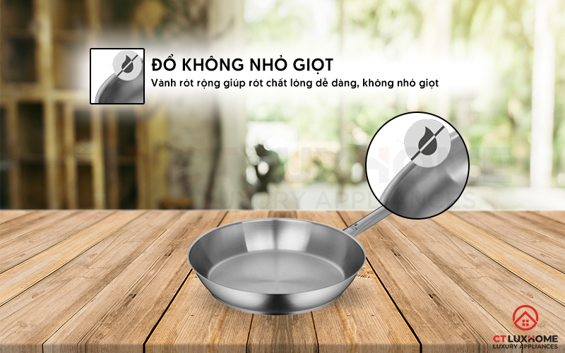 CHẢO RÁN WMF GOURMET PLUS 28CM 0728286031 THÉP KHÔNG GỈ 4