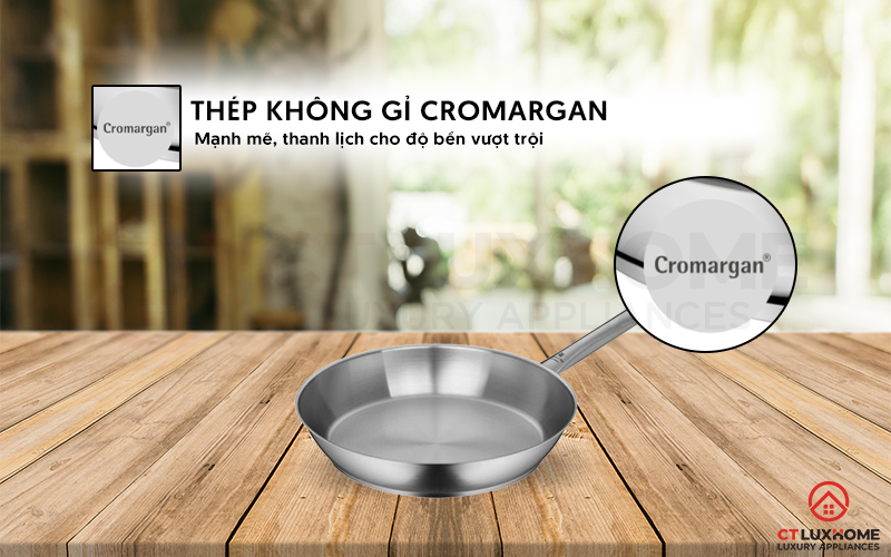 CHẢO RÁN WMF GOURMET PLUS 28CM 0728286031 THÉP KHÔNG GỈ 3