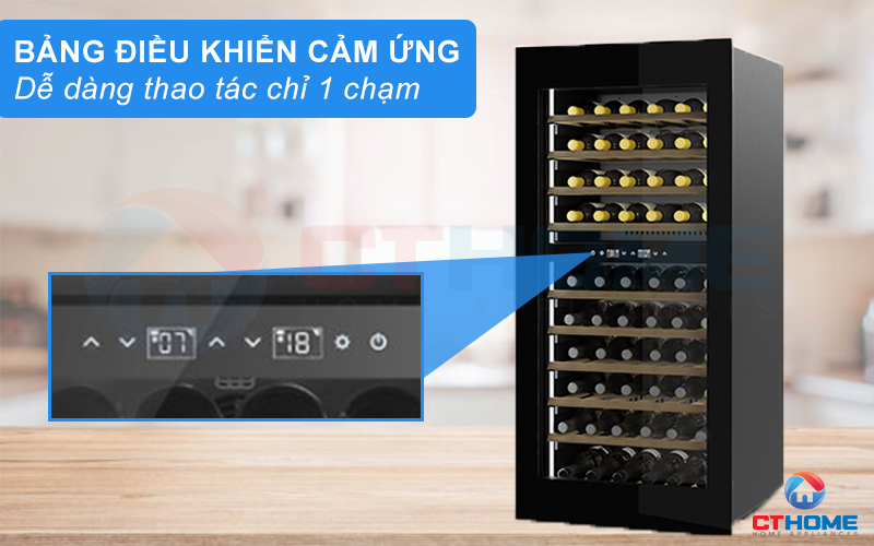 Bảng điều khiển cảm ứng, dễ dàng thao tác
