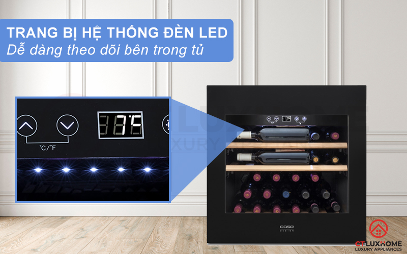 Hệ thống đèn LED chiếu sáng bên trong