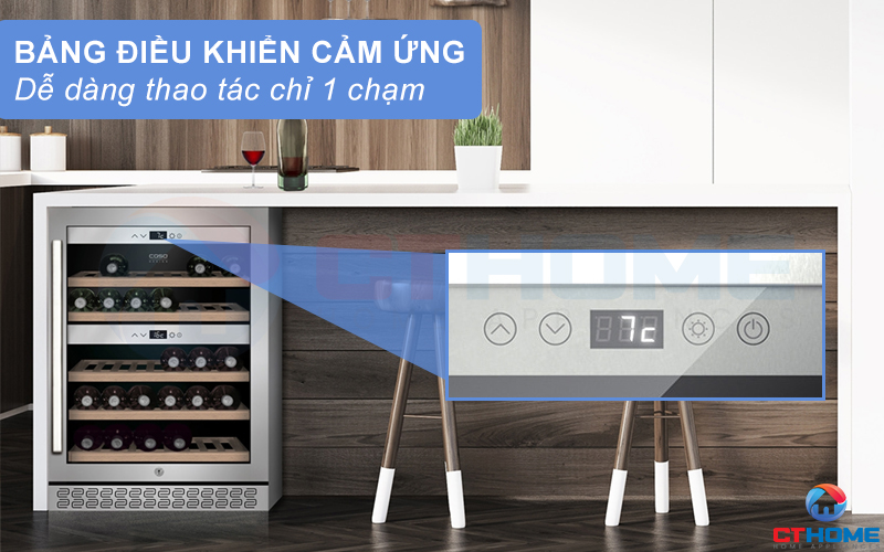 TỦ RƯỢU CASO WINECHEF PRO 40-772 40 CHAI WINECHEFPRO40772 6
