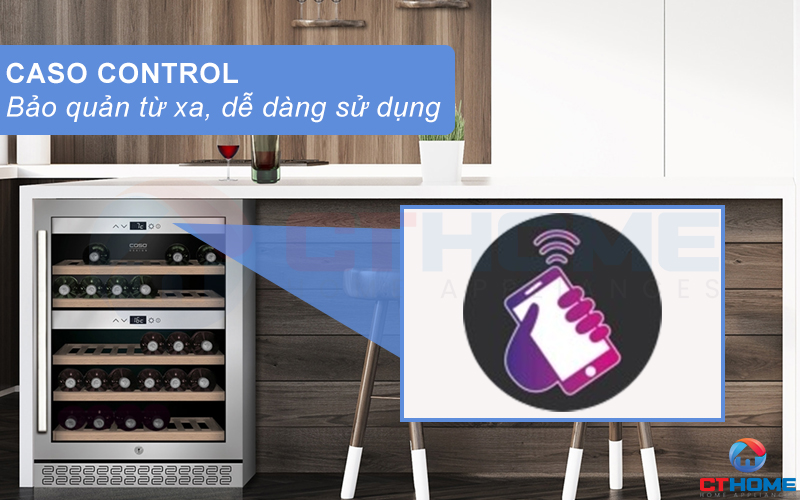 TỦ RƯỢU CASO WINECHEF PRO 40-772 40 CHAI WINECHEFPRO40772 8