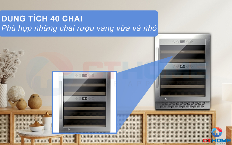 TỦ RƯỢU CASO WINECHEF PRO 40-772 40 CHAI WINECHEFPRO40772 3