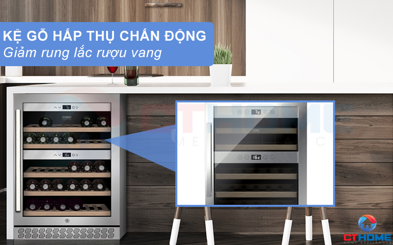 TỦ RƯỢU CASO WINECHEF PRO 40-772 40 CHAI WINECHEFPRO40772 9