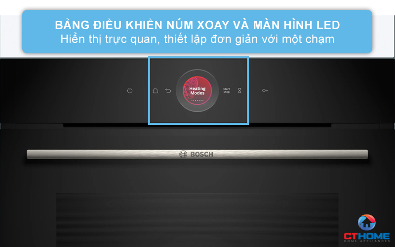 LÒ NƯỚNG ÂM TỦ BOSCH HBG7241B1 SERIE 8 THỦY PHÂN 71 LÍT MÀU ĐEN 4