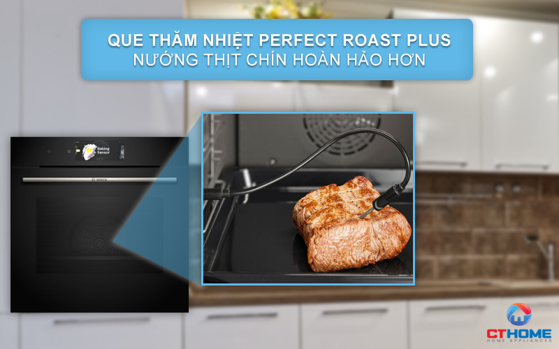 LÒ NƯỚNG ÂM TỦ BOSCH HBG7784B1 SERIE 8 71L 9