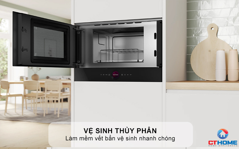 Vệ sinh dễ dàng với công nghệ thủy phân