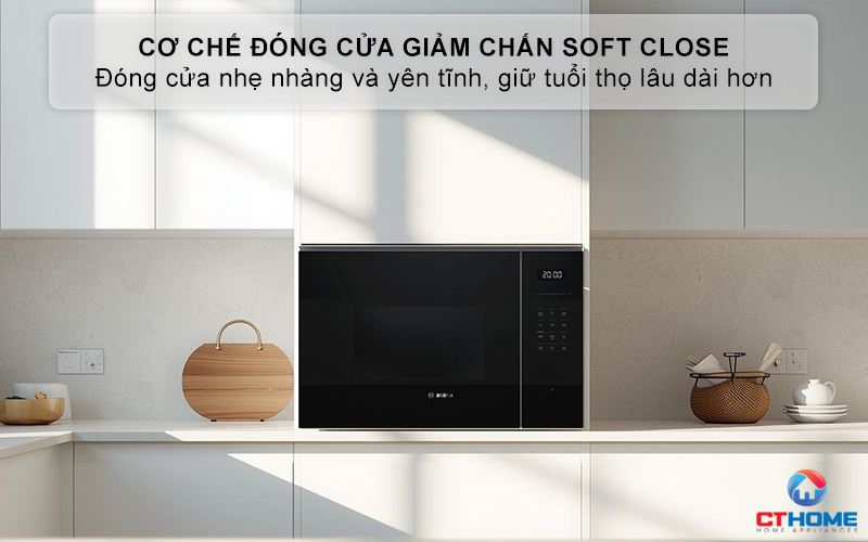 Cơ chế mở cửa Soft Open mở cửa dễ dàng chỉ với một nút nhấn trên bảng điều khiển 