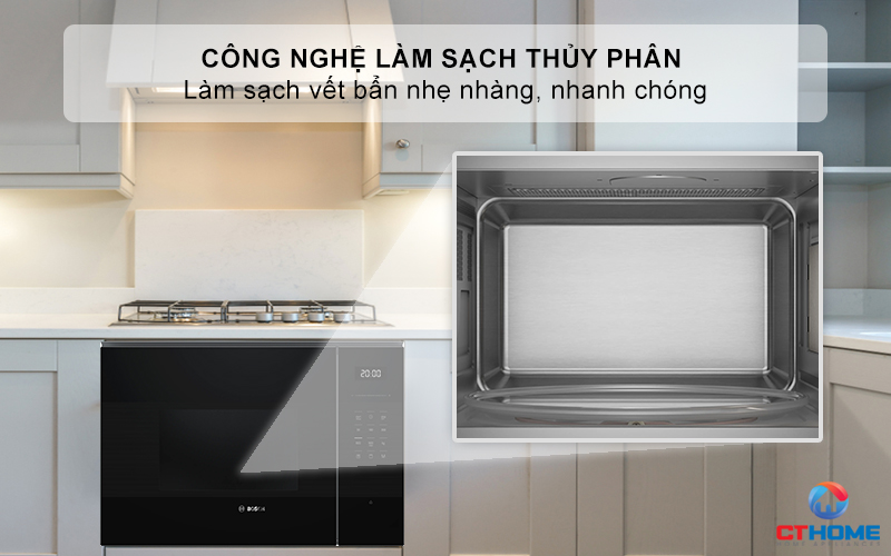Chế độ tự động vệ sinh bằng phương pháp thủy phân