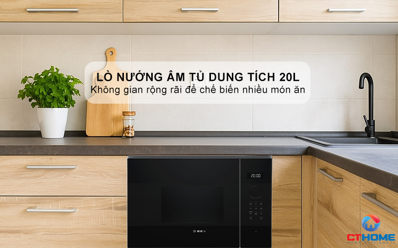 Lò nướng dung tích 20L phù hợp cho gia đình nhỏ