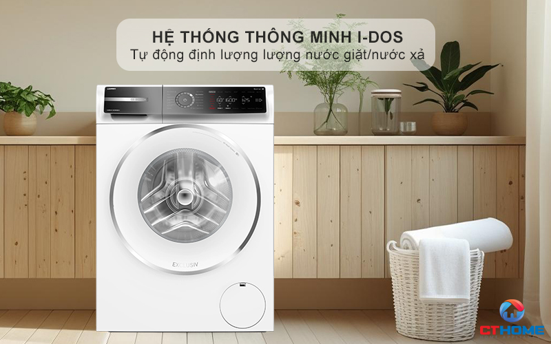 Định lượng chất tẩy rửa mỗi lần giặt nhờ hệ thống thông minh I-DOS