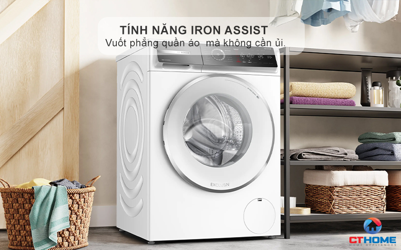 Chống nhăn bằng hơi nước: Iron Assist 