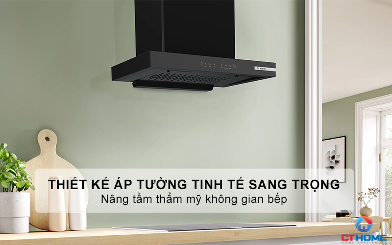 Thiết kế áp tường tinh tế sang trọng, nâng tầm thẩm mỹ không gian bếp 