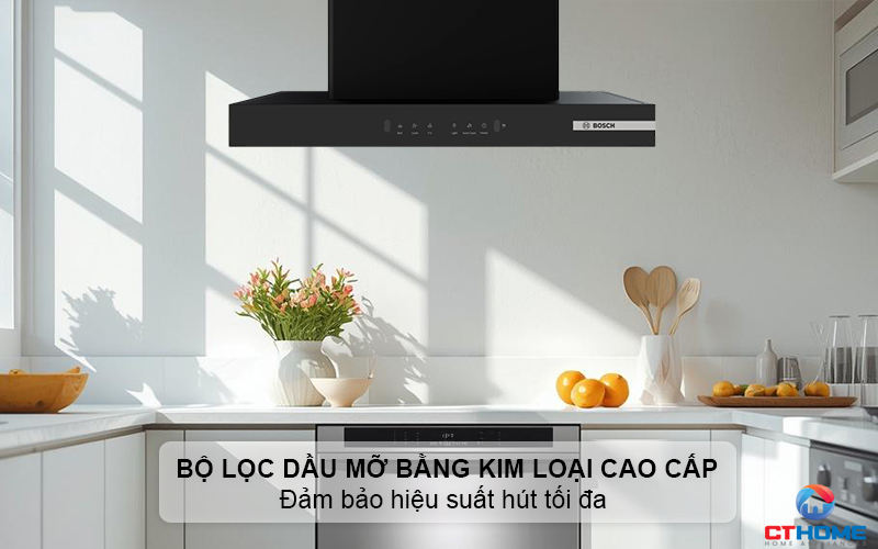 Bộ lọc dầu mỡ bằng kim loại cao cấp, đảm bảo hiệu suất hút tối đa 