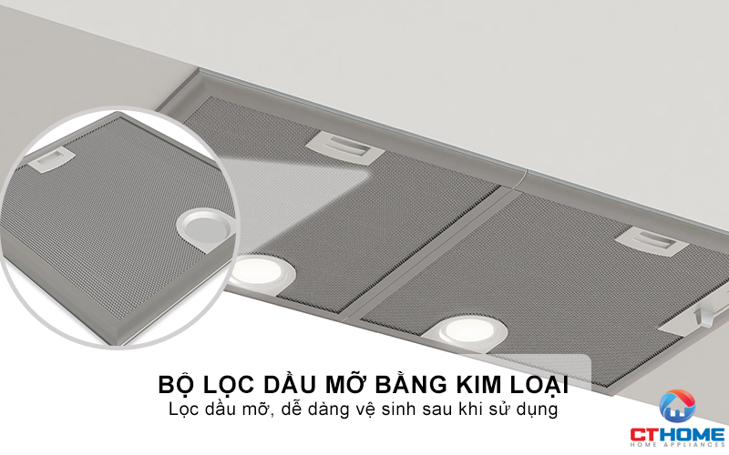 Đảm bảo hiệu suất hút tối đa với bộ lọc dầu mỡ bằng kim loại