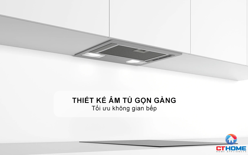 MÁY HÚT MÙI ÂM TỦ CANOPY BOSCH DLN53AA70 SERIE 2 MÀU XÁM NGANG 53CM 1
