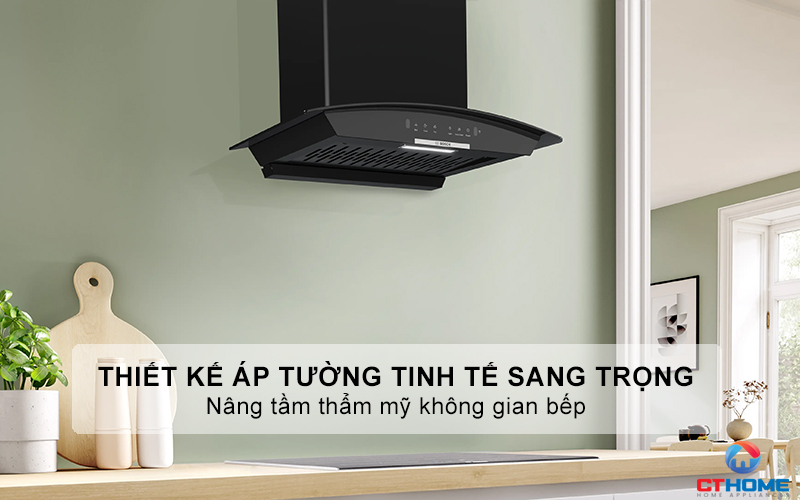 Thiết kế áp tường tinh tế sang trọng, nâng tầm thẩm mỹ không gian bếp 