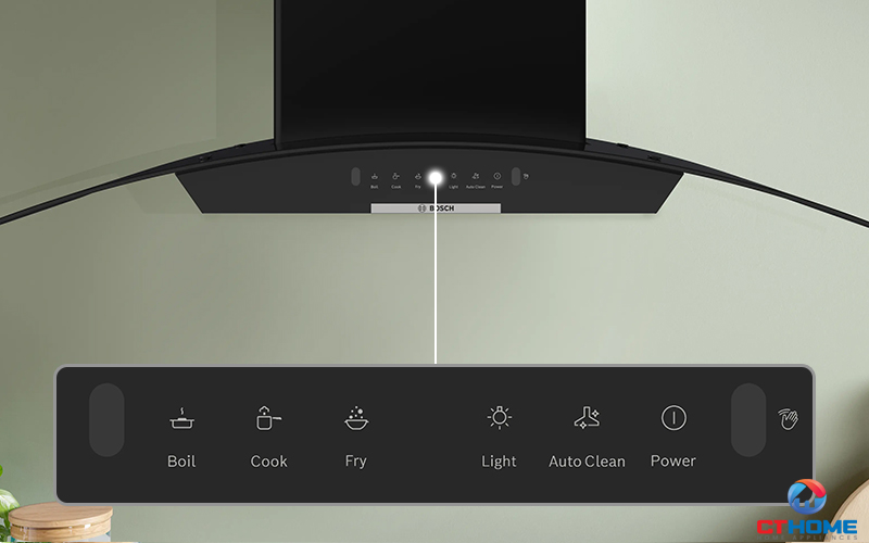Công nghệ cảm biến vẫy tay Gesture Control lựa chọn công suất và chức năng mà không cần chạm