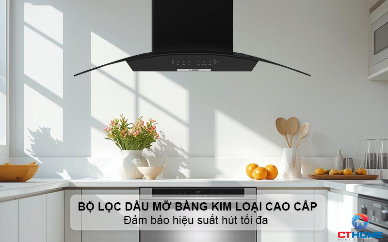 Bộ lọc dầu mỡ bằng kim loại cao cấp, đảm bảo hiệu suất hút tối đa 