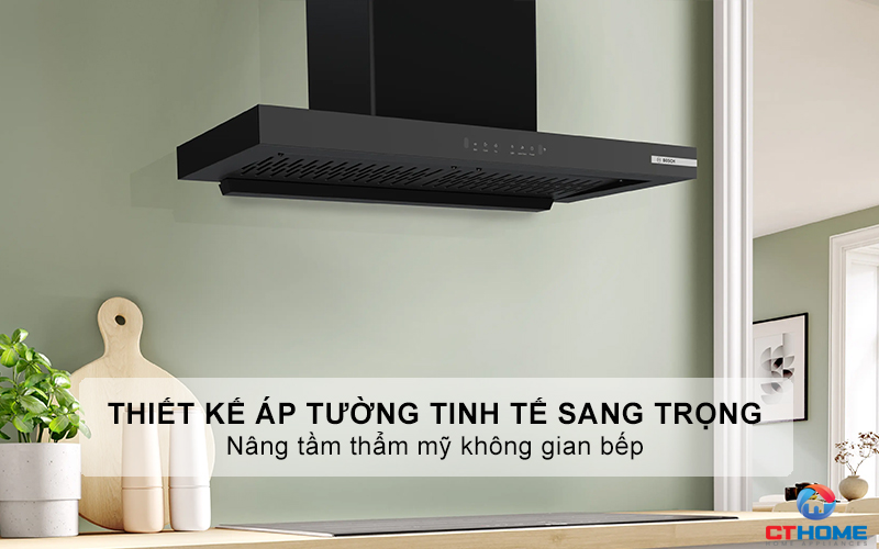 Thiết kế áp tường tinh tế sang trọng, nâng tầm thẩm mỹ không gian bếp 