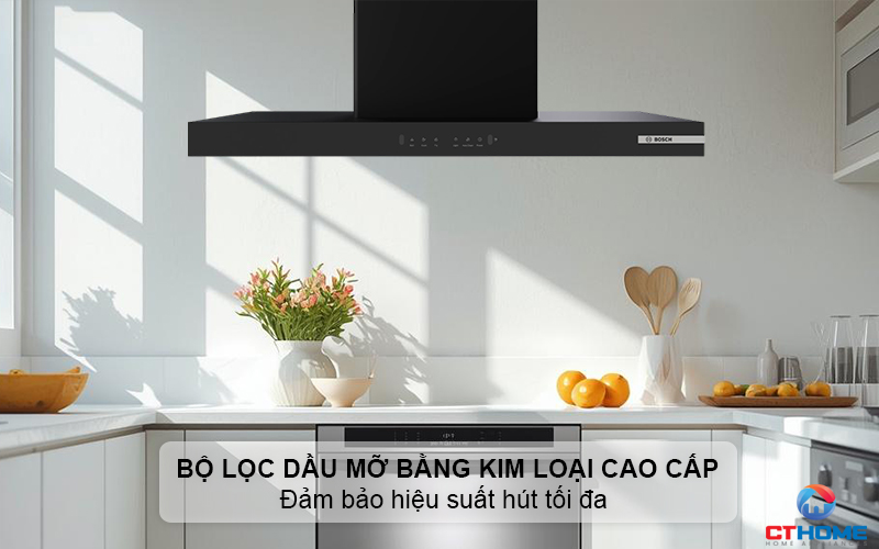 Bộ lọc dầu mỡ bằng kim loại cao cấp, đảm bảo hiệu suất hút tối đa 