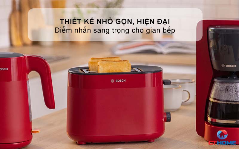 MÁY NƯỚNG BÁNH MÌ BOSCH TAT2M124 950W 1