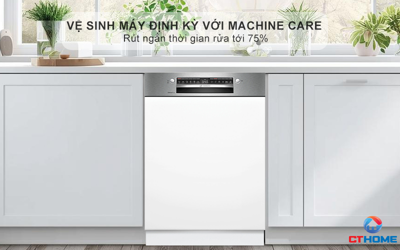 MÁY RỬA BÁT BÁN ÂM BOSCH SMI4EVS08E SERIES 4  9