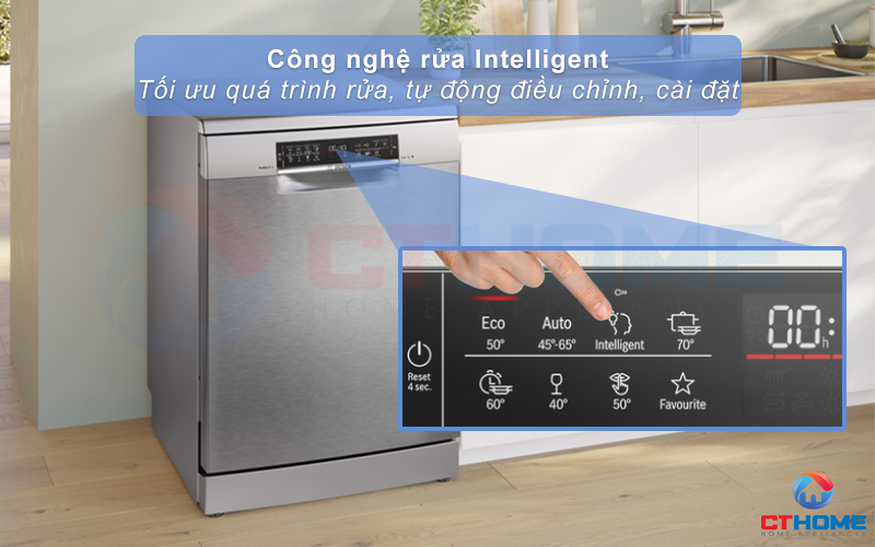 MÁY RỬA BÁT ĐỘC LẬP BOSCH SMS6ZCI03E SERIE 6 14 BỘ SẤY ZEOLITH 4