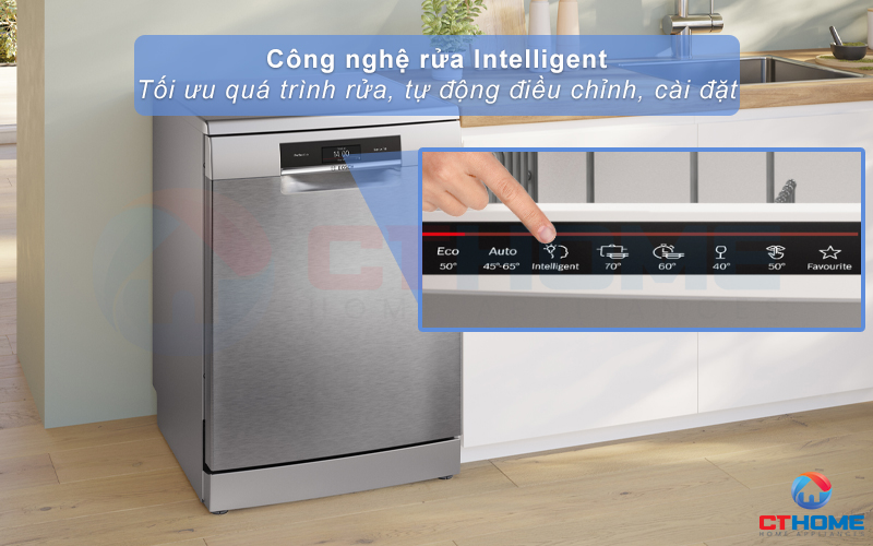 MÁY RỬA BÁT ĐỘC LẬP BOSCH SMS8TCI04E SERIE 8 SẤY ZEOLITH 4