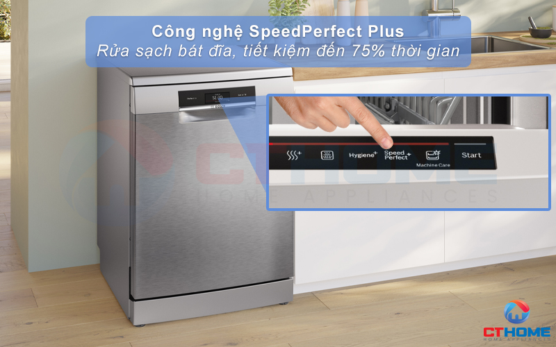 MÁY RỬA BÁT ĐỘC LẬP BOSCH SMS8TCI04E SERIE 8 SẤY ZEOLITH 12