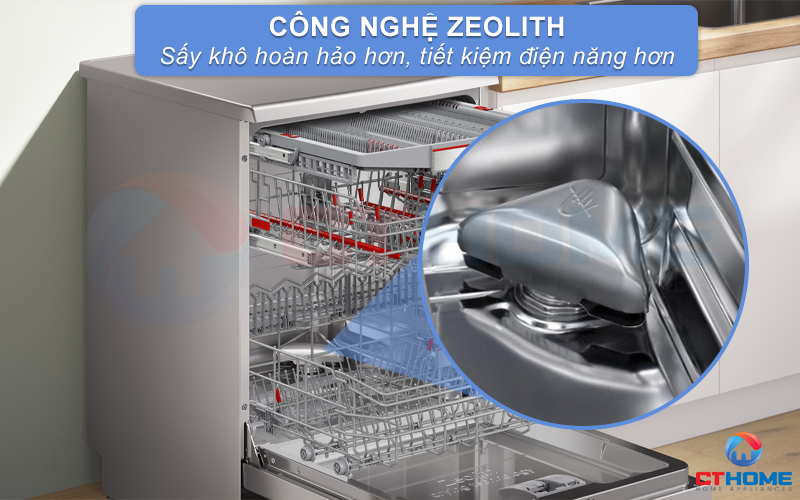 MÁY RỬA BÁT ĐỘC LẬP BOSCH SMS8TCI04E SERIE 8 SẤY ZEOLITH 5