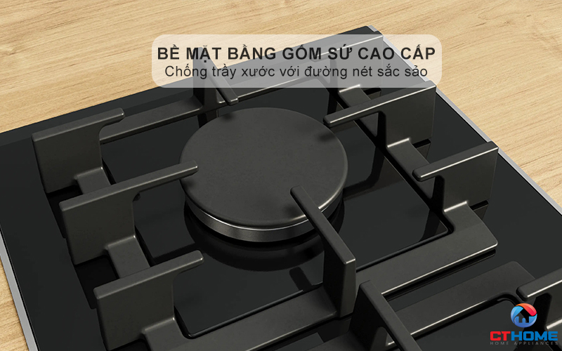 BẾP GAS 2 VÙNG NẤU BOSCH PRB3A6I40 MÀU ĐEN SERIES 8 2