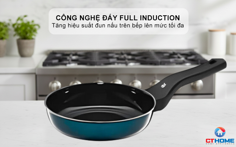 CHẢO RÁN WMF FUSIONTEC FRYING PAN 20CM COMPACT PETROL 0517385290 4