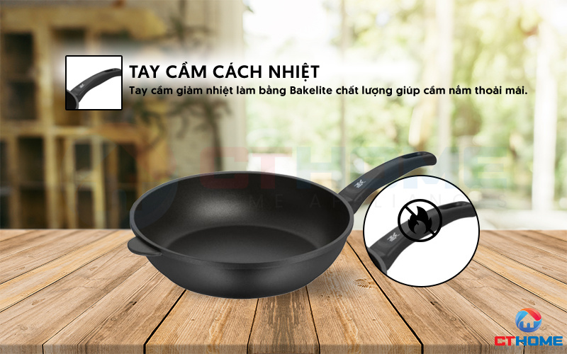 CHẢO CHỐNG DÍNH WMF STEWING PAN 28CM - 0589884291 3