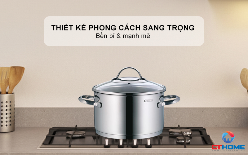 NỒI CAO CÓ NẮP  WMF PROVENCE PLUS HIGH CASSEROLE 20CM - 0722206380 1