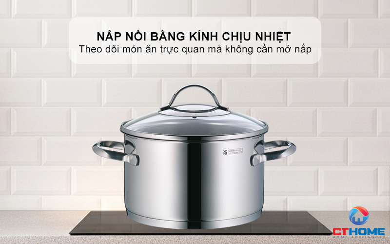 NỒI CAO CÓ NẮP  WMF PROVENCE PLUS HIGH CASSEROLE 20CM - 0722206380 3